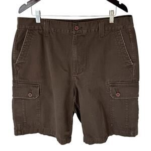 Vintage US POLO ASSN Shorts Mens Size 36 Brown Cargo Utility Casual